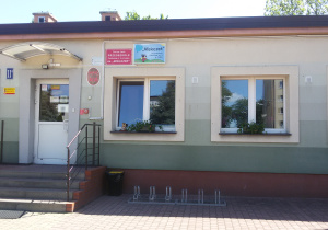 Widok na budynek przedszkola.